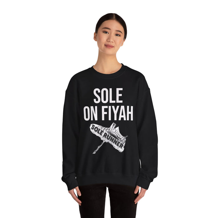 Sole On Fiyah: Unisex Heavy Blend™ Crewneck Sweatshirt