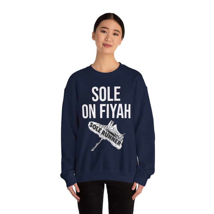 Sole On Fiyah: Unisex Heavy Blend™ Crewneck Sweatshirt