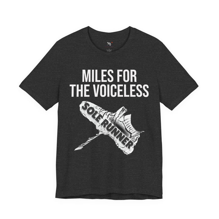 Miles For The Voiceless: Unisex Jersey Short Sleeve Tee