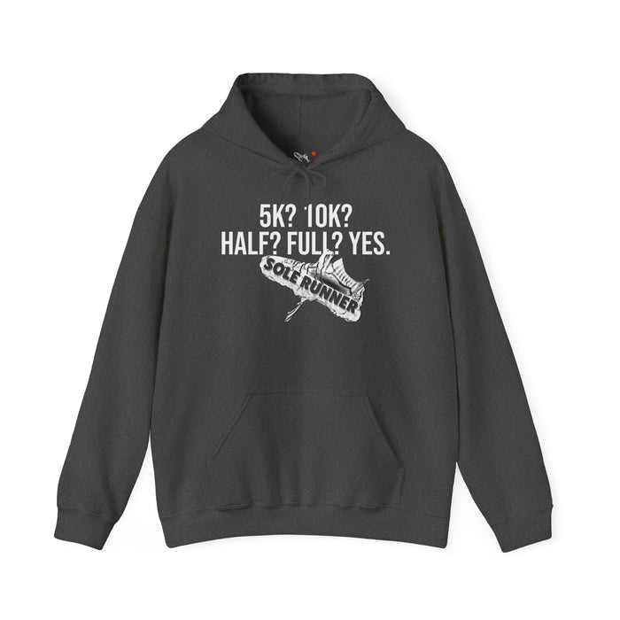 5k? 10K? Half? Full? Yes: Unisex Heavy Blend™ Hooded Sweatshirt