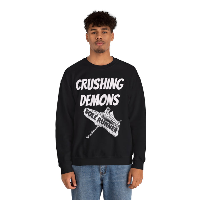 Crushing Demons: Unisex Heavy Blend™ Crewneck Sweatshirt