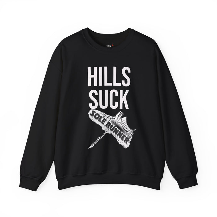 Hills Suck: Unisex Heavy Blend™ Crewneck Sweatshirt