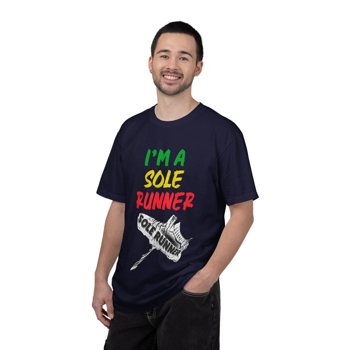 I'm A Sole Runner®-Rasta Colors: Unisex Garment-Dyed T-shirt