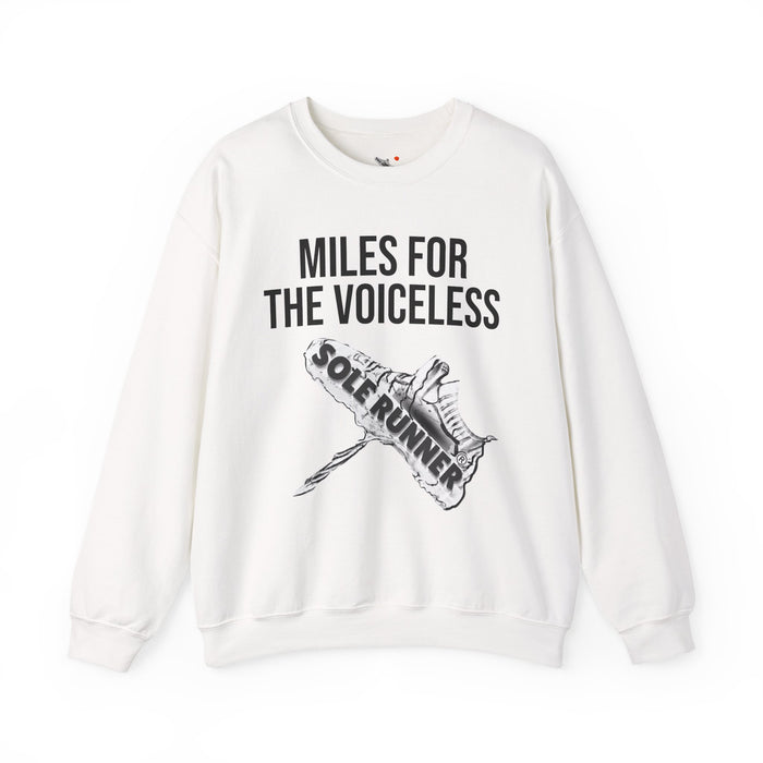 Miles For The Voiceless: Unisex Heavy Blend™ Crewneck Sweatshirt