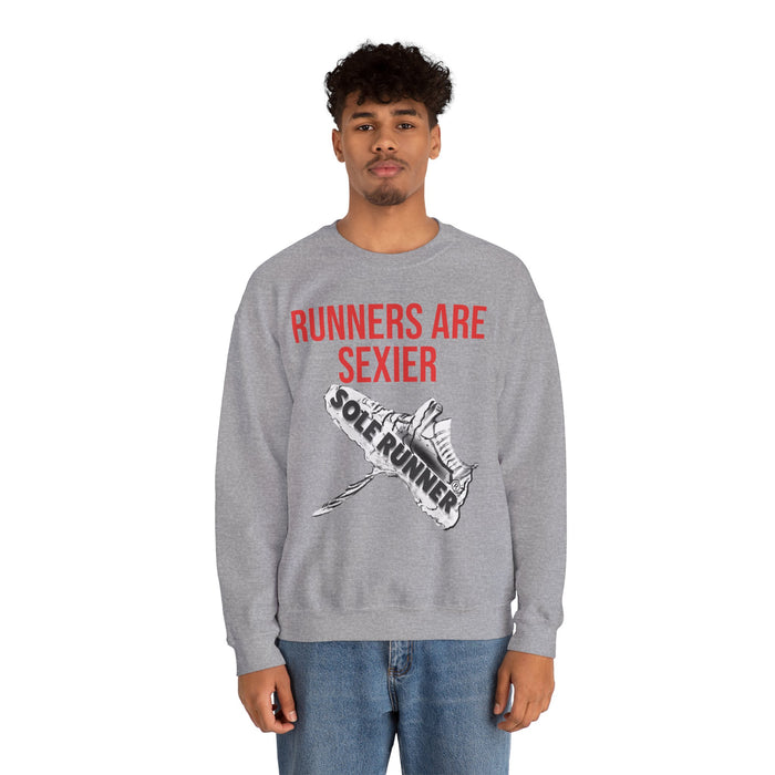 Runners Are Sexier: Unisex Heavy Blend™ Crewneck Sweatshirt