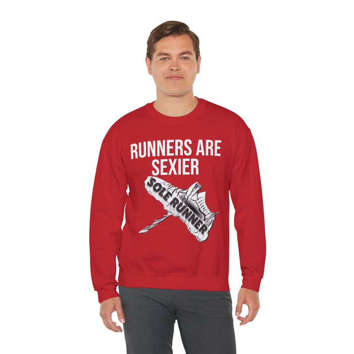 Runners Are Sexier: Unisex Heavy Blend™ Crewneck Sweatshirt