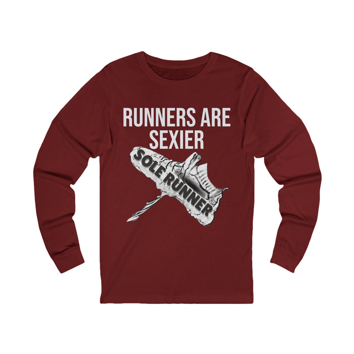 Runners Are Sexier-Sole Runner®: Unisex Jersey Long Sleeve Tee