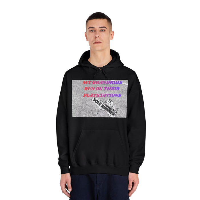 My Grandkids Run On Their Playstations: Unisex DryBlend® Hooded Sweatshirt