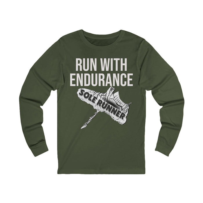 Run With Endurance: Unisex Jersey Long Sleeve Tee