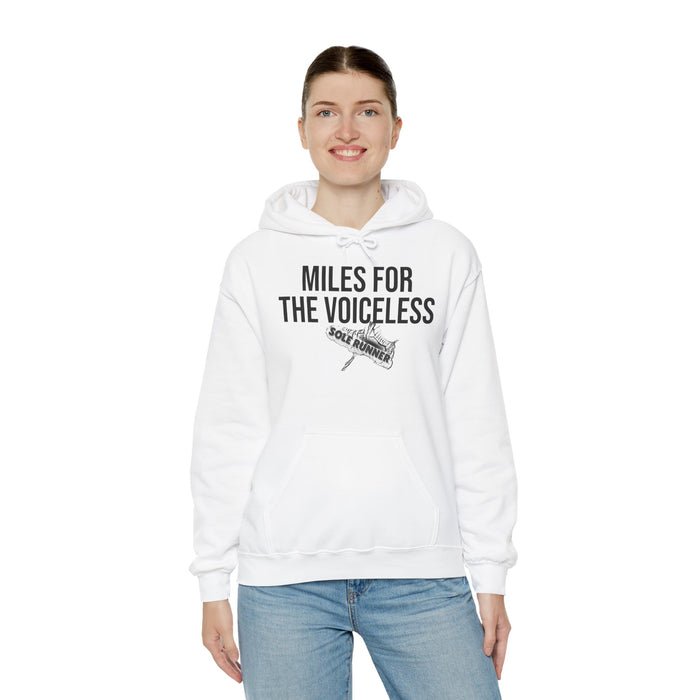Miles For The Voiceless: Unisex Heavy Blend™ Hooded Sweatshirt