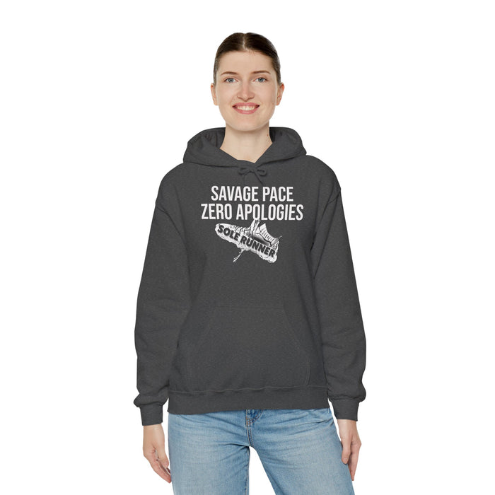 Savage Pace Zero Apologies: Unisex Heavy Blend™ Hooded Sweatshirt