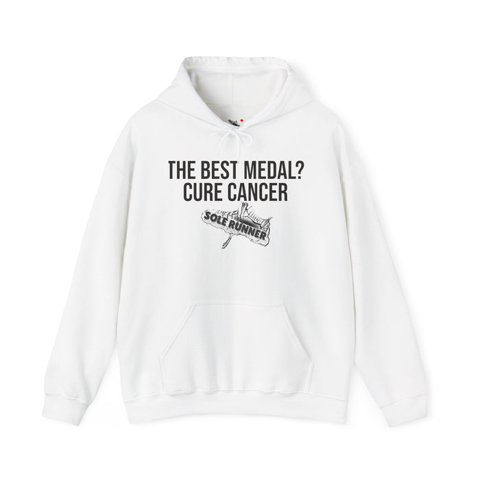 The Best Medal? Cure Cancer: Unisex Heavy Blend™ Hooded Sweatshirt