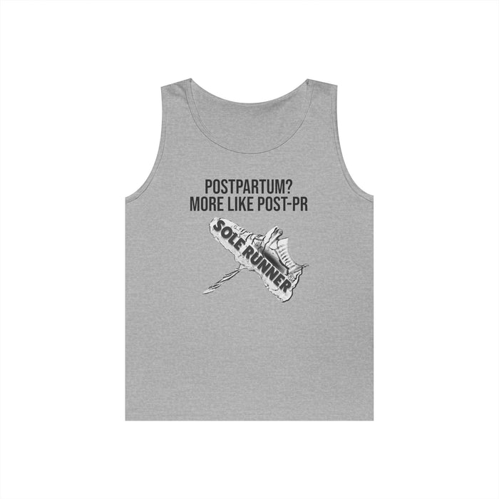 Postpartum? More Like Post-PR: Unisex Heavy Cotton Tank Top