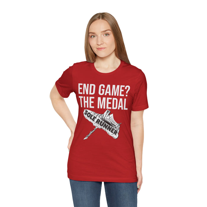 End Game? The Medal: Unisex Jersey Short Sleeve Tee