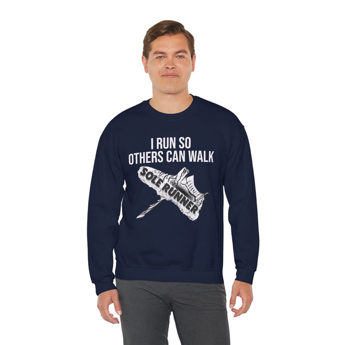 I Run So Others Can Walk: Unisex Heavy Blend™ Crewneck Sweatshirt
