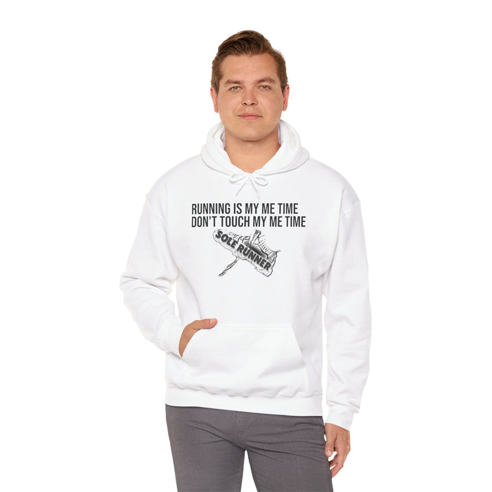 Running Is My Me Time. Don't Touch My Me Time: Unisex Heavy Blend™ Hooded Sweatshirt