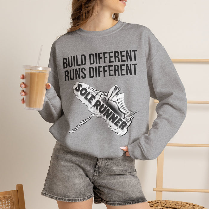 Built Different. Runs Different: Unisex Heavy Blend™ Crewneck Sweatshirt