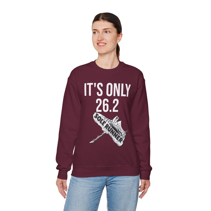 It's Only 26.2: Unisex Heavy Blend™ Crewneck Sweatshirt