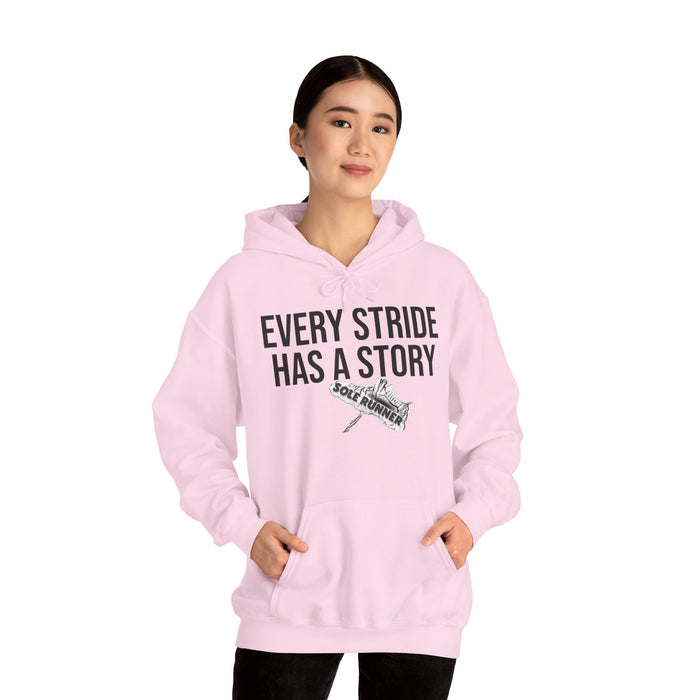 Every Stride Has A Story: Unisex Heavy Blend™ Hooded Sweatshirt