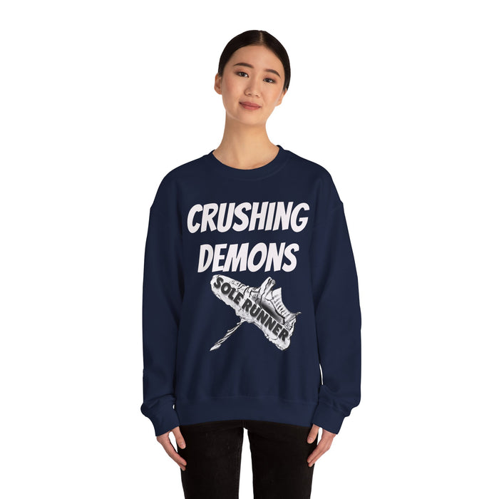 Crushing Demons: Unisex Heavy Blend™ Crewneck Sweatshirt