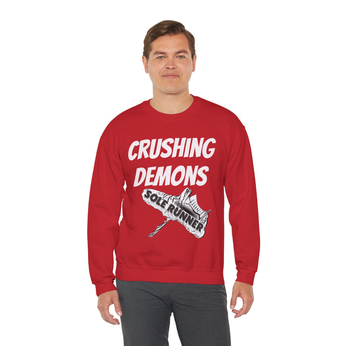 Crushing Demons: Unisex Heavy Blend™ Crewneck Sweatshirt