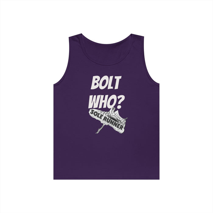 Bolt Who?: Unisex Heavy Cotton Tank Top