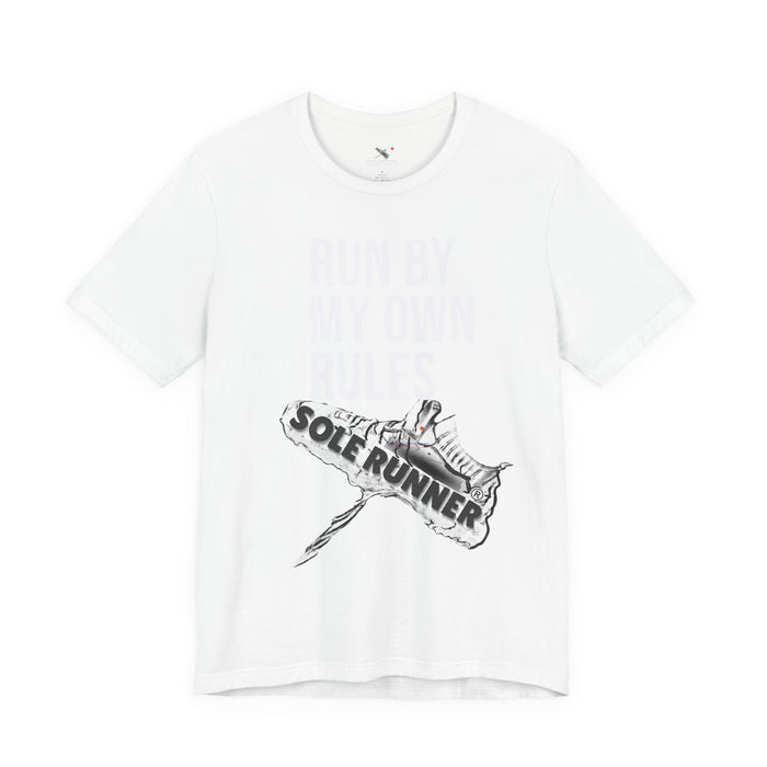 Run By My Own Rules-Sole Runner®: Unisex Jersey Short Sleeve Tee