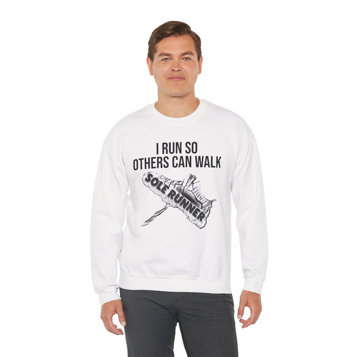 I Run So Others Can Walk: Unisex Heavy Blend™ Crewneck Sweatshirt