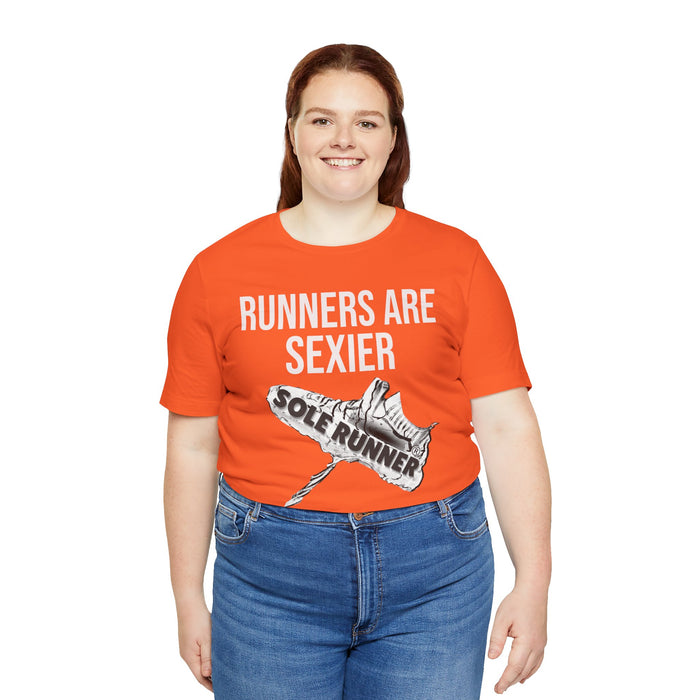 Runners Are Sexier-Sole Runner®:Unisex Jersey Short Sleeve Tee