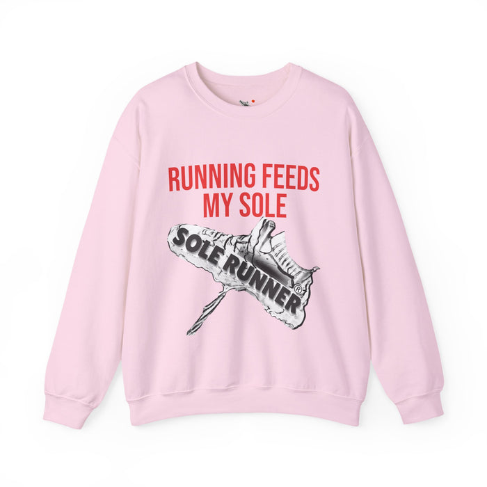 Running Feeds My Sole: Unisex Heavy Blend™ Crewneck Sweatshirt