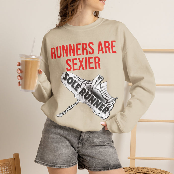 Runners Are Sexier: Unisex Heavy Blend™ Crewneck Sweatshirt
