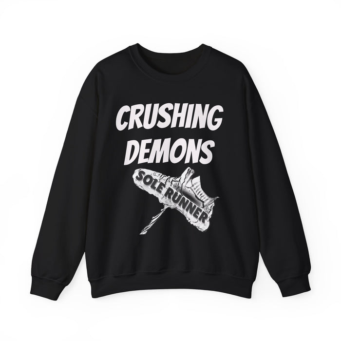 Crushing Demons: Unisex Heavy Blend™ Crewneck Sweatshirt
