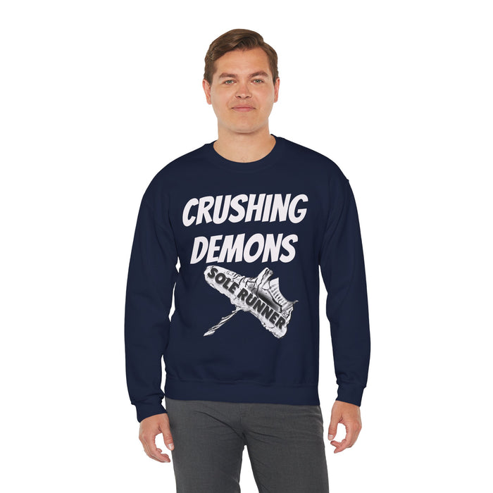 Crushing Demons: Unisex Heavy Blend™ Crewneck Sweatshirt