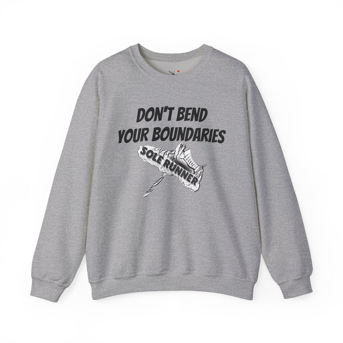 Don't Bend Your Boundaries: Unisex Heavy Blend™ Crewneck Sweatshirt