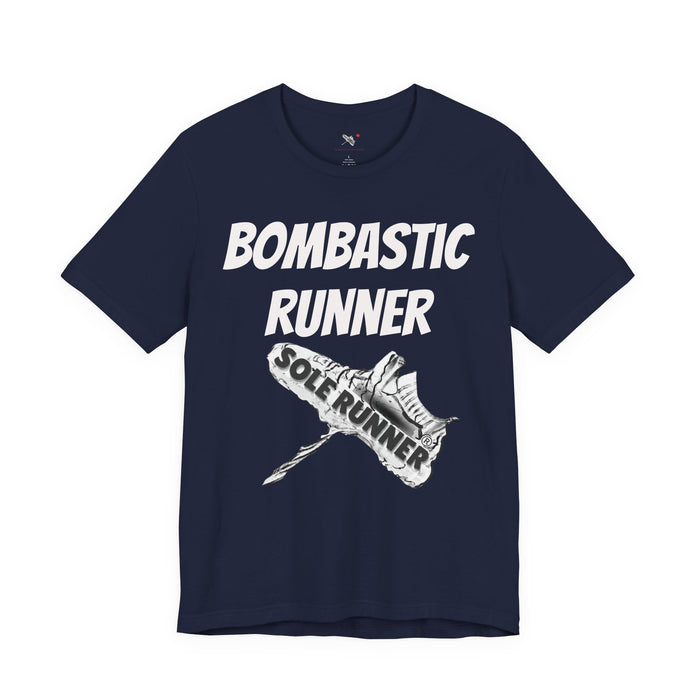 Bombastic Runner: Unisex Jersey Short Sleeve Tee