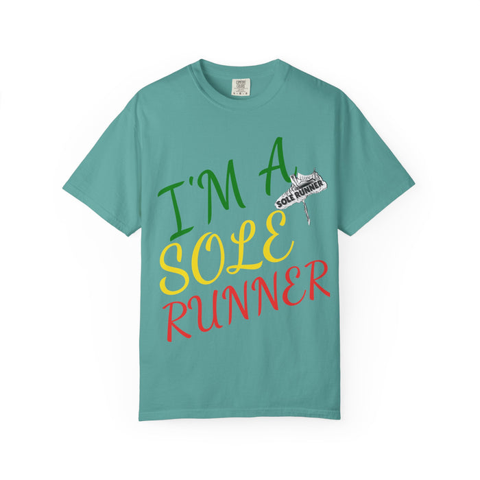 I'm Sole Runner®-Rasta Colors: Unisex Garment-Dyed T-shirt