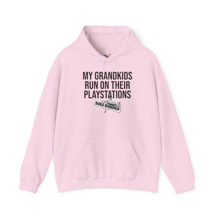 My Grandkids Run On Their PlayStations: Unisex Heavy Blend™ Hooded Sweatshirt