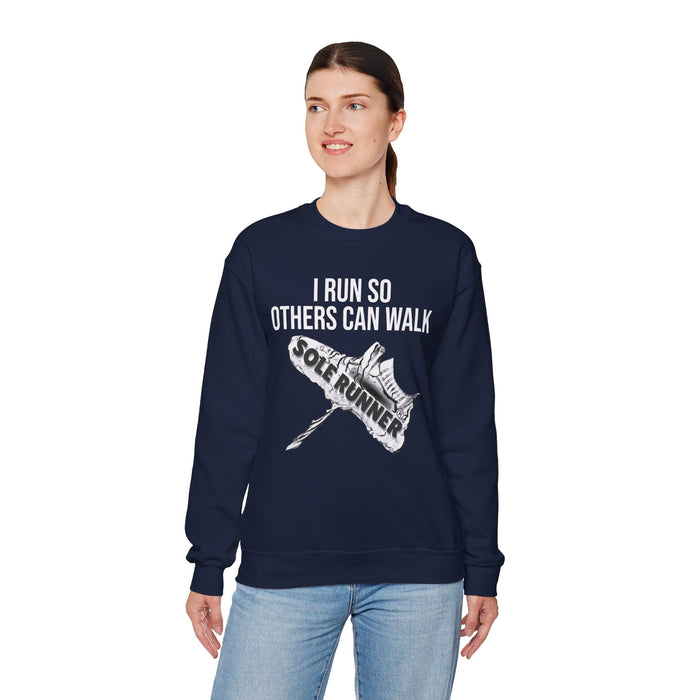 I Run So Others Can Walk: Unisex Heavy Blend™ Crewneck Sweatshirt
