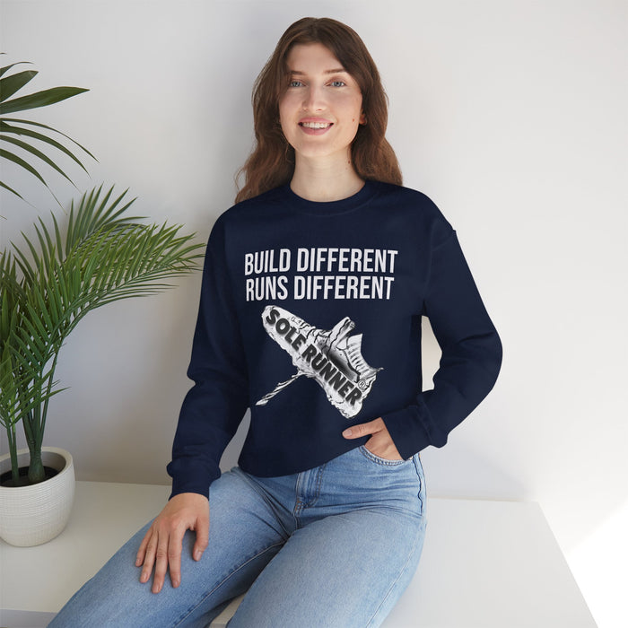 Built Different. Runs Different: Unisex Heavy Blend™ Crewneck Sweatshirt