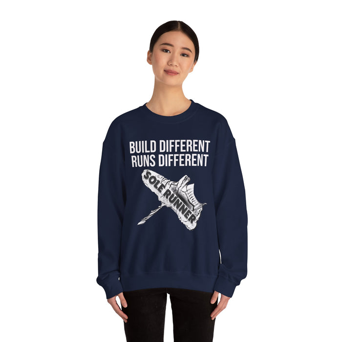 Built Different. Runs Different: Unisex Heavy Blend™ Crewneck Sweatshirt