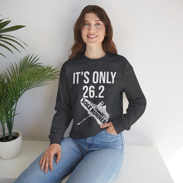 It's Only 26.2: Unisex Heavy Blend™ Crewneck Sweatshirt