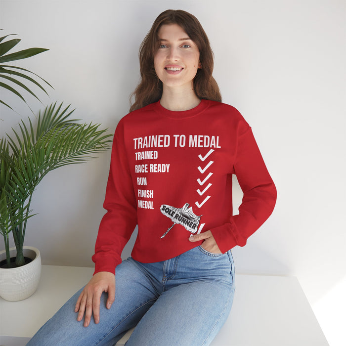 Trained To Medal: Unisex Heavy Blend™ Crewneck Sweatshirt