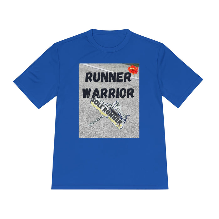 Runner Warrior-Whimsical Moisture Wicking Unisex T-Shirt For Runners