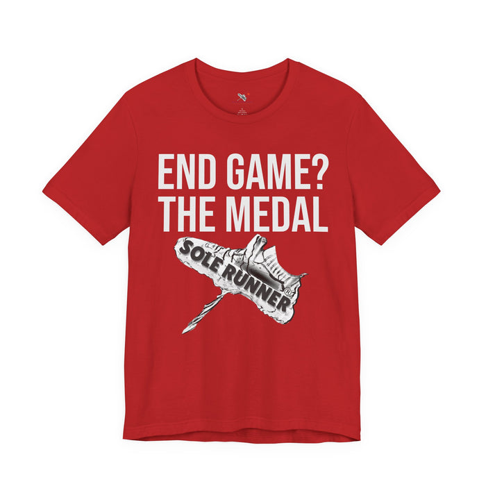 End Game? The Medal: Unisex Jersey Short Sleeve Tee