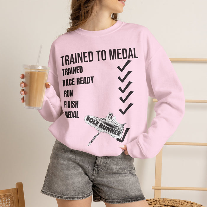 Trained To Medal: Unisex Heavy Blend™ Crewneck Sweatshirt