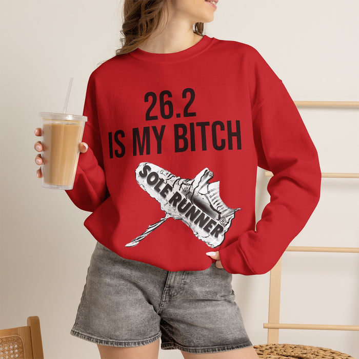26.2 Is My Bitch: Unisex Heavy Blend™ Crewneck Sweatshirt