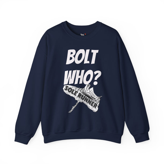 Bolt Who?: Unisex Heavy Blend™ Crewneck Sweatshirt