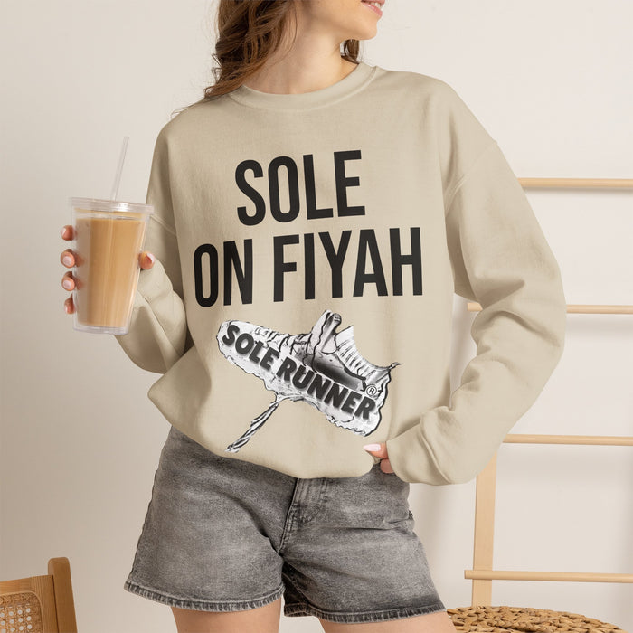 Sole On Fiyah: Unisex Heavy Blend™ Crewneck Sweatshirt