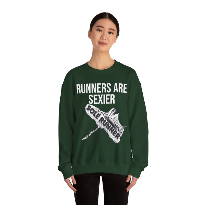 Runners Are Sexier: Unisex Heavy Blend™ Crewneck Sweatshirt