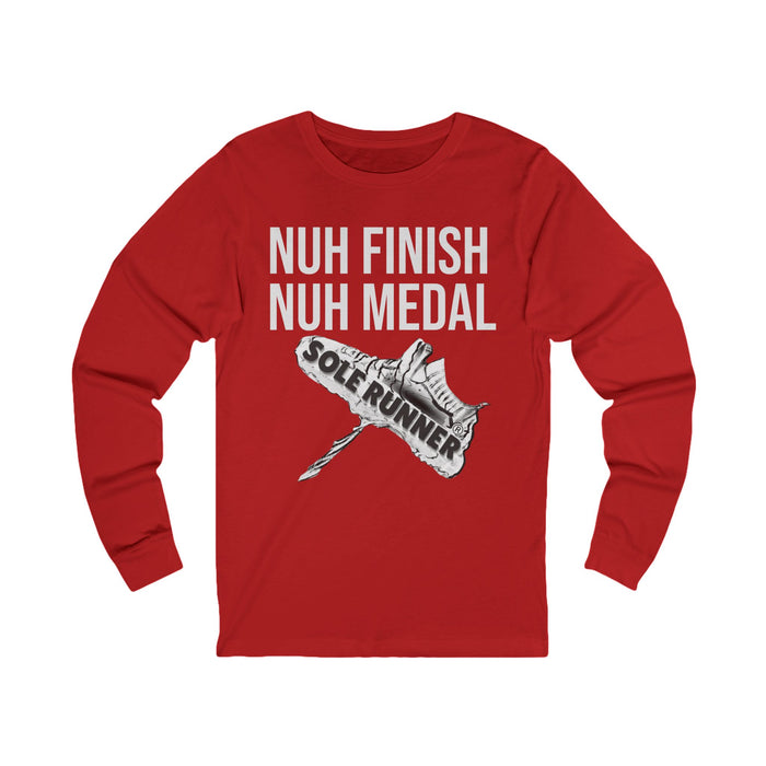 Nuh Finish Nuh Medal: Unisex Jersey Long Sleeve Tee